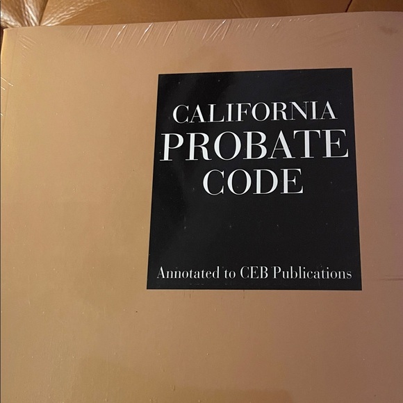 California Probate Code Annotated Book - 2025 - Picture 6 of 6
